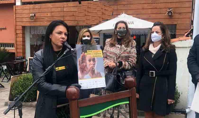 Violência contra a mulher: Gramado (RS) adere à campanha Sinal Vermelho