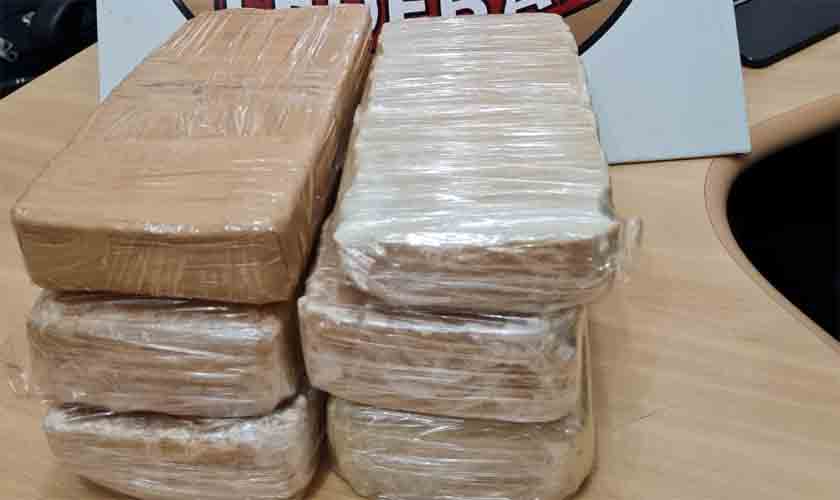 PF prende homem com seis quilos de cocaína