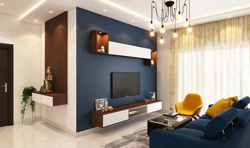 Como decidir a cor das paredes da sala de estar?