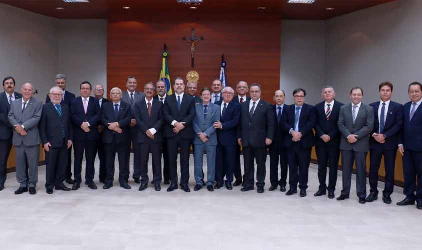 Presidente do TJRO participa de reunião com o ministro Dias Toffoli 