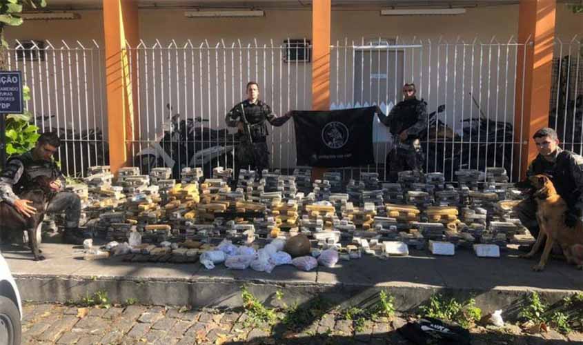 Operação apreende 2,5 t de drogas e prende 16 pessoas no Rio