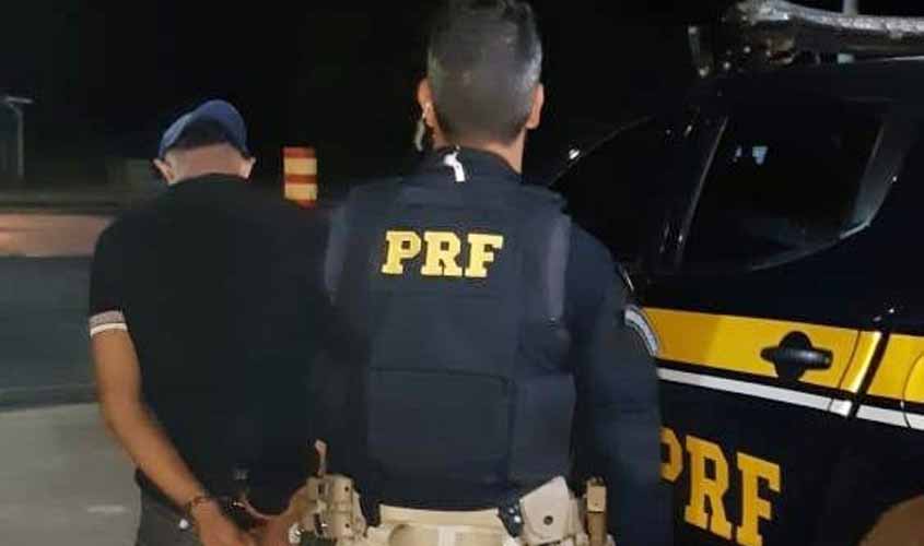 PRF prende taxista por ser foragido da Justiça