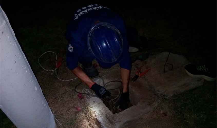 Prefeitura realiza manutenção na iluminação do Beira Rio Cultural