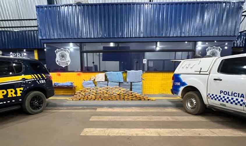 PRF apreende quase meia tonelada de drogas durante fiscalização de trânsito