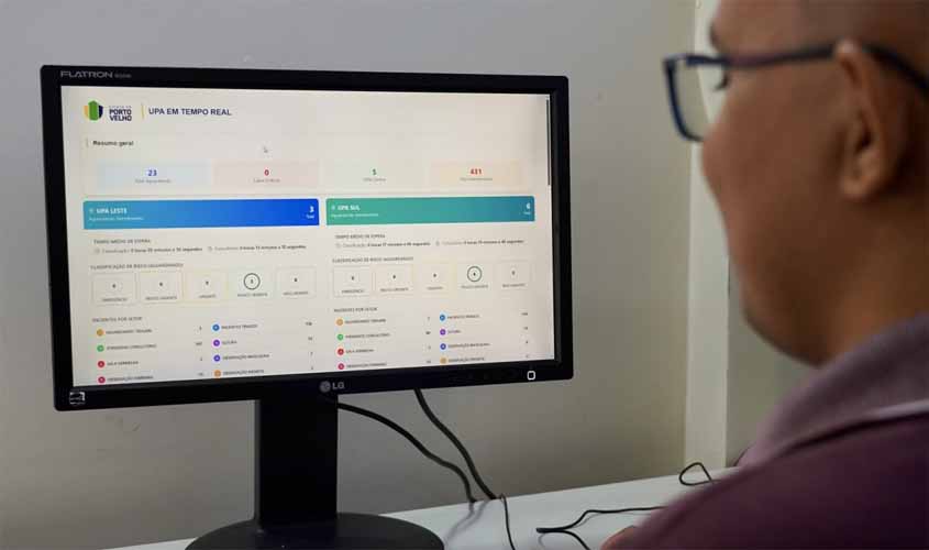 Semusa implementa UPA em tempo real; ferramenta realiza o monitoramento de atendimentos em Porto Velho