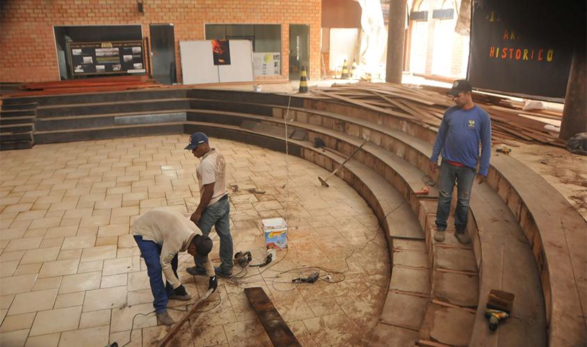 Obras do Mercado Cultural seguem a todo vapor