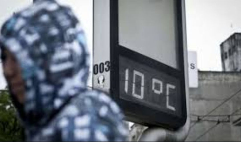 Frente fria chega e despenca temperatura para 12°C no município; sábado será ainda mais frio, 10°C