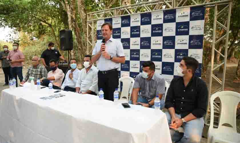 Senador Acir Gurgacz assina ordem de serviço para segunda etapa de revitalização do parque ecológico e visita obras da travessia urbana