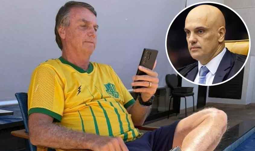 Bolsonaro espera o gesto de misericórdia de Alexandre de Moraes