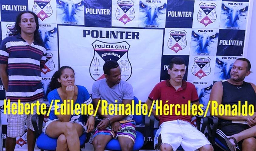 Polinter realiza cumprimento de cinco mandados de prisão em Porto Velho