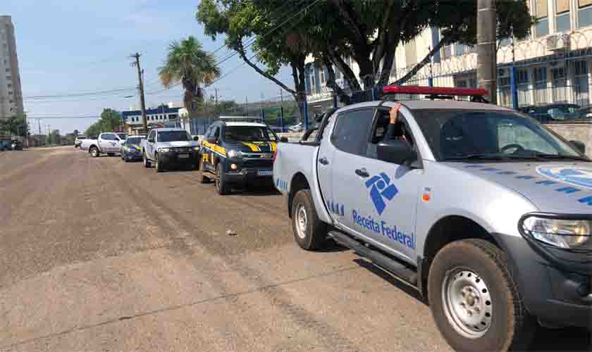 A Receita Federal, com apoio da Polícia Rodoviária Federal, deflagra a operação iClosed na região central de Porto Velho nos dias 20 e 21 de setembro de 2021