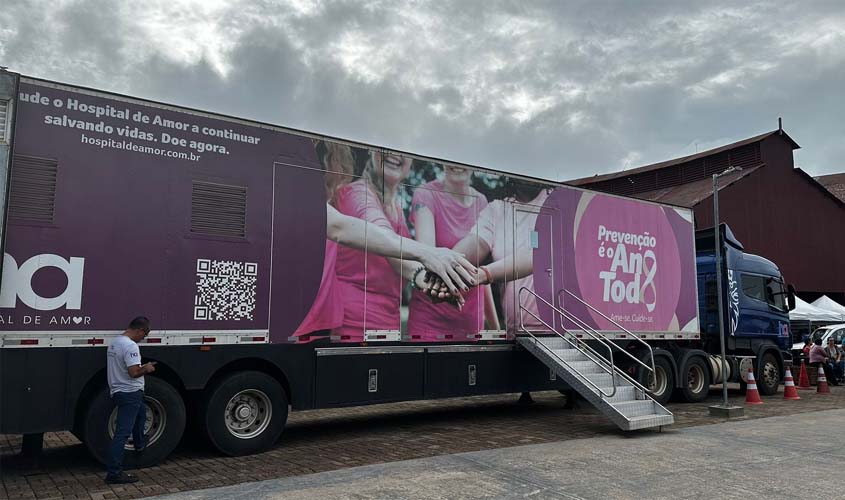 Porto Velho amplia acesso à mamografia com Carreta do Amor