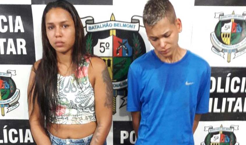 Polícia prende casal acusado de vender drogas em vila de apartamentos na zona Leste