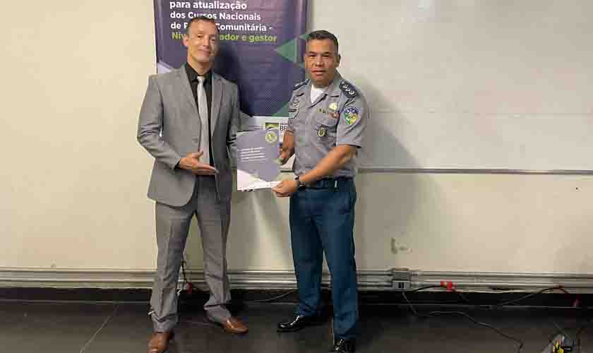 PMRO participa de atualização de cursos de formação em polícia comunitária