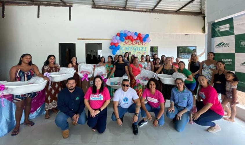 Gestantes recebem kits natalidade em RO