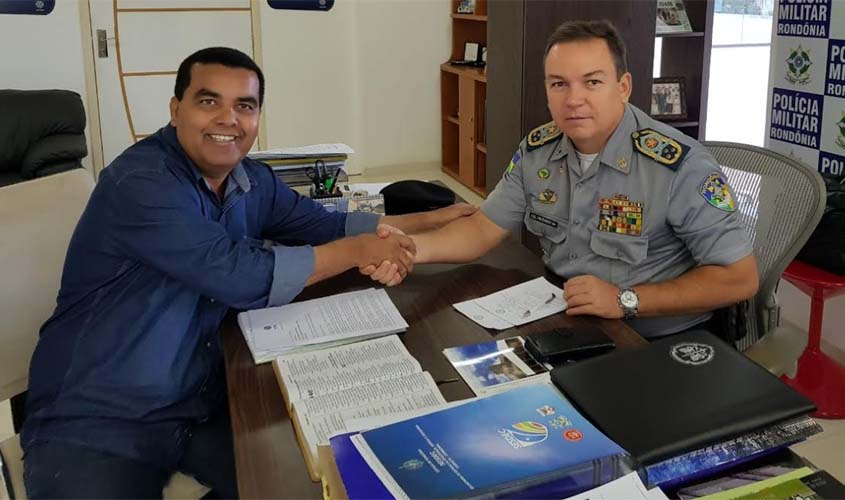 Lindomar Garçon anuncia mais de 130 policiais militares para base do Ulisses Guimarães