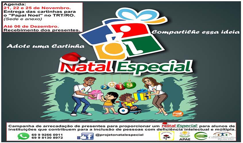 TRT14 adere à Campanha Natal Especial da Associação Pestalozzi de Porto Velho