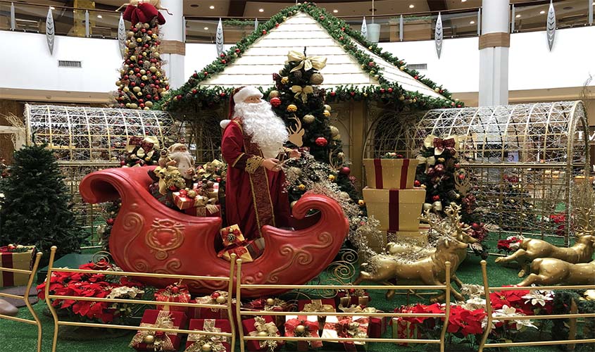 Chegada do papai Noel do Porto Velho Shopping acontece neste sábado
