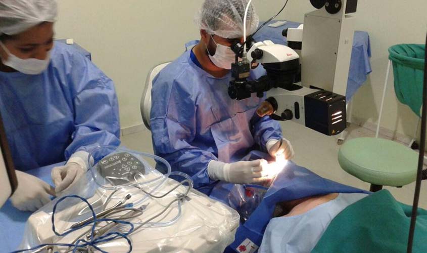 Sesau reforça mutirão de cataratas para realizar 300 cirurgias neste fim de semana