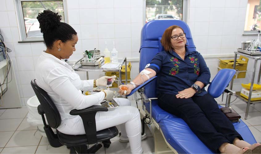 Detran Rondônia orienta servidores sobre saúde física e mental, e incentiva à doação de sangue