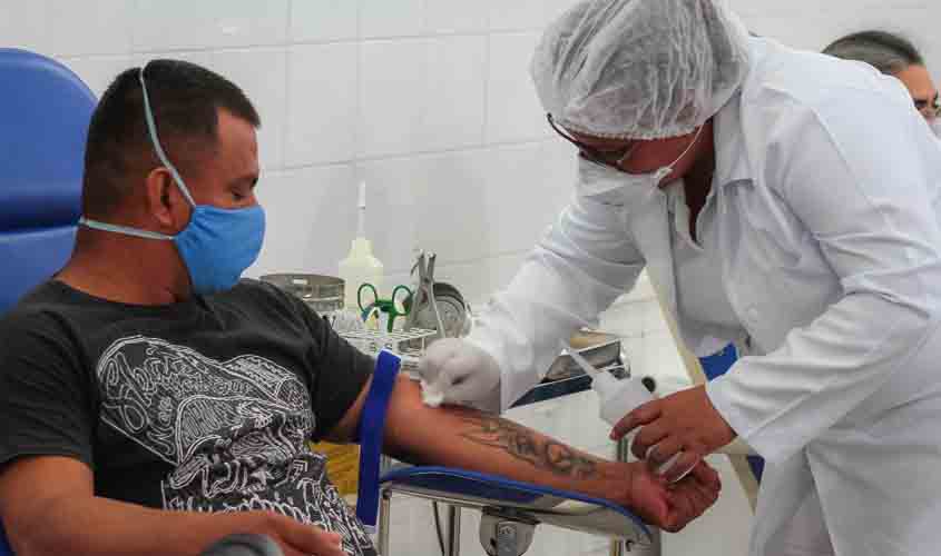 Na Semana do Doador, Fhemeron incentiva reposição do estoque de sangue em todo o Estado