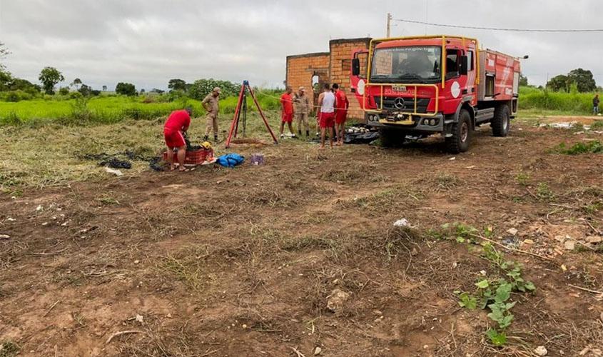 Corpo de homem já em estado avançado de putrefação é encontrado dentro de poço