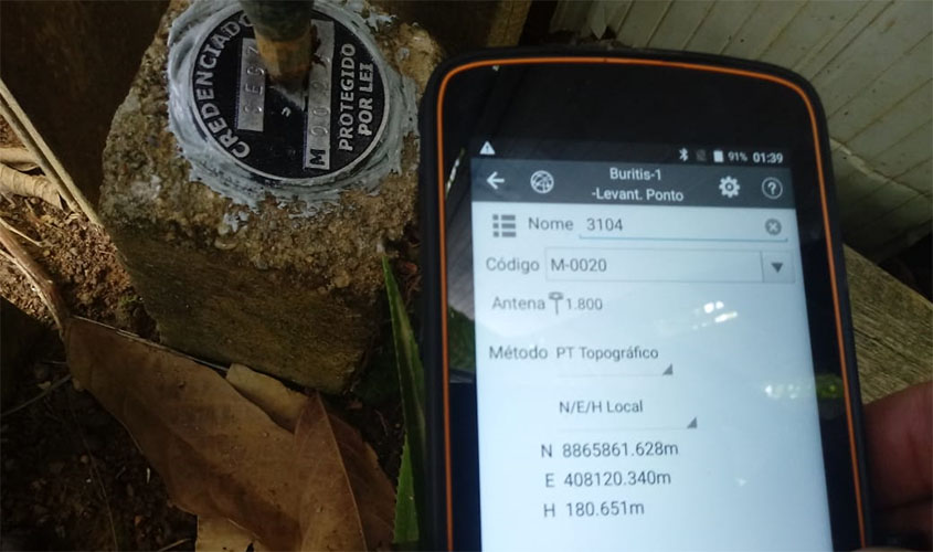 Incra/RO realiza o georreferenciamento de sessenta projetos de assentamento