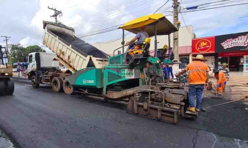 Obra de recapeamento do “Tchau Poeira” são reiniciadas
