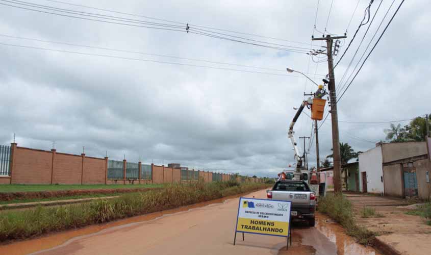 Prefeitura recupera 71 pontos de luz na Estrada da Penal