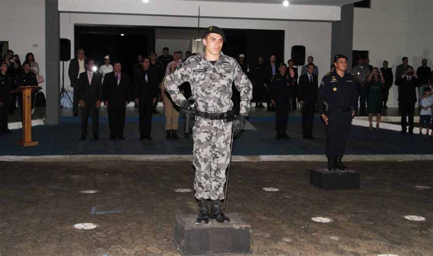 Capitão Arivabene assume o comando do Batalhão de Policiamento de Choque