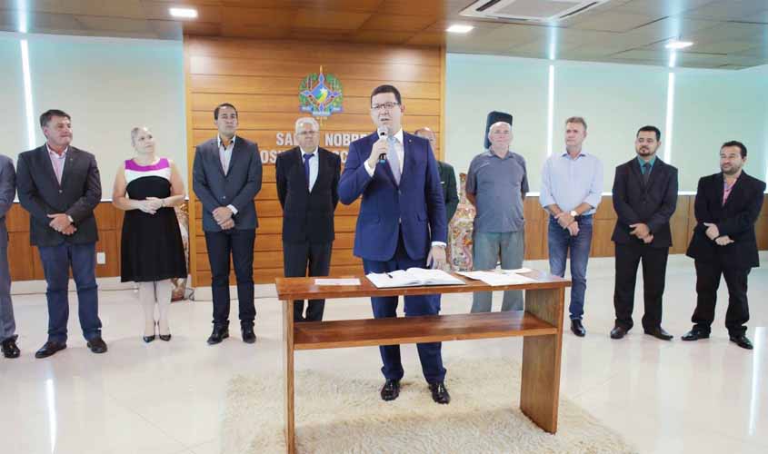 Governador afirma que equipe estará alinhada para fazer Rondônia crescer com investimento no setor produtivo