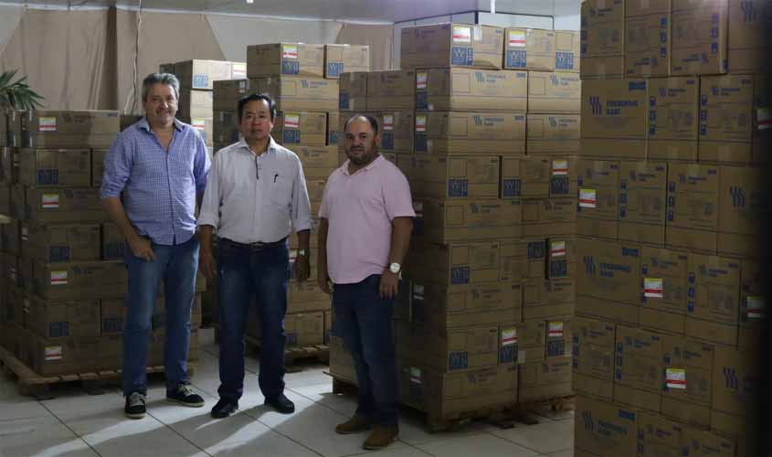 Hospital Regional recebe mais de 80 mil frascos de soro fisiológico