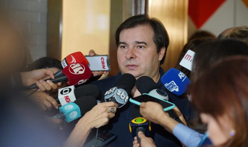 Para Maia, denúncia contra Greenwald é uma ameaça à liberdade de imprensa