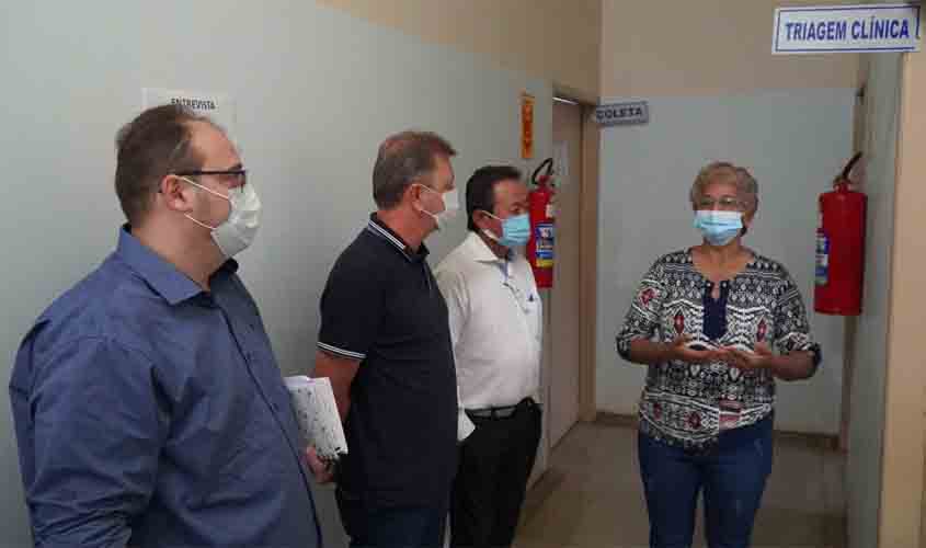 Luizinho Goebel visita Hemocentro de Vilhena e destaca importância da doação de sangue