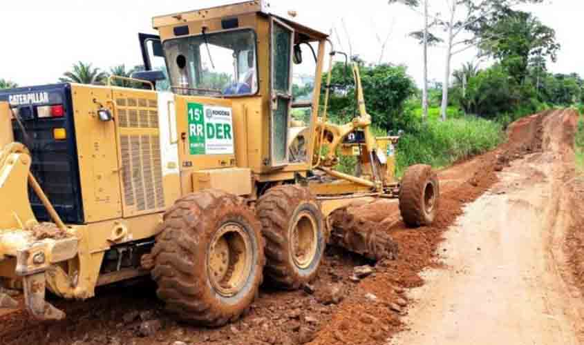 DER conclui 37 quilômetros de encascalhamento na RO-420, que liga Buritis ao Distrito de Rio Branco