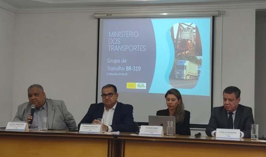 3ª Reunião do Grupo de Trabalho BR-319/AM/RO na Superintendência Regional do DNIT no Estado de Rondônia