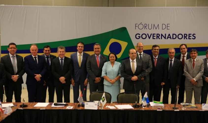 Governador Marcos Rocha participa do III Fórum de governadores que tem foco na reforma da Previdência, em Brasília