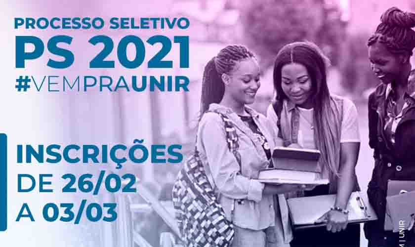 UNIR seleciona alunos para 13 cursos via Notas do Ensino