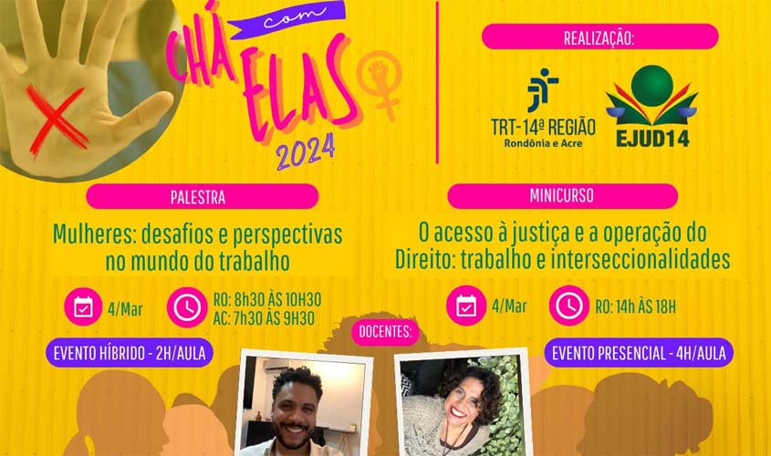 Chá com Elas: 4ª edição promove diálogo sobre a luta feminina e participação social