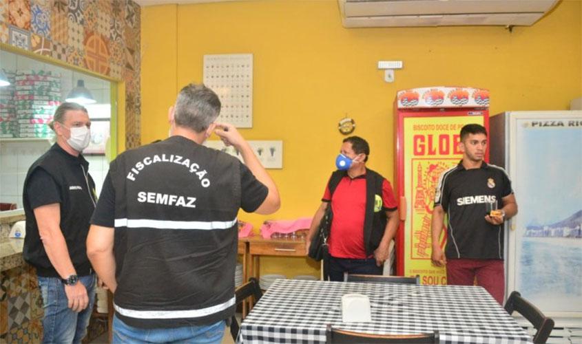 Prefeitura realiza ação de fiscalização em conjunto com a PM e Bombeiros