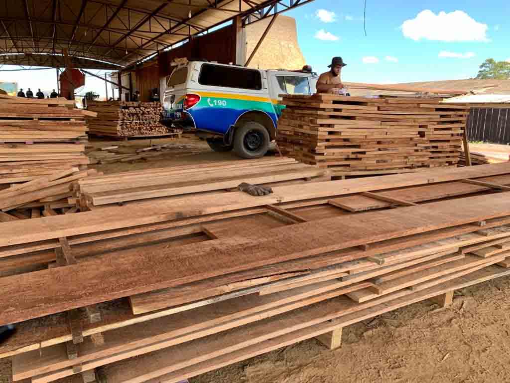 Governo de Rondônia destina madeira, veículos e equipamentos apreendidos em operações à órgãos públicos
