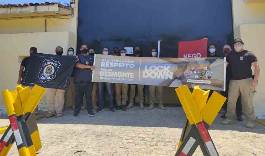 Lockdown dos policiais acontece nesta segunda-feira em Rondônia e em outros estados