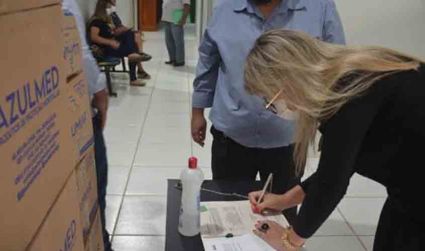 Semus recebe da Fecomércio equipamentos para proteção dos profissionais da Saúde