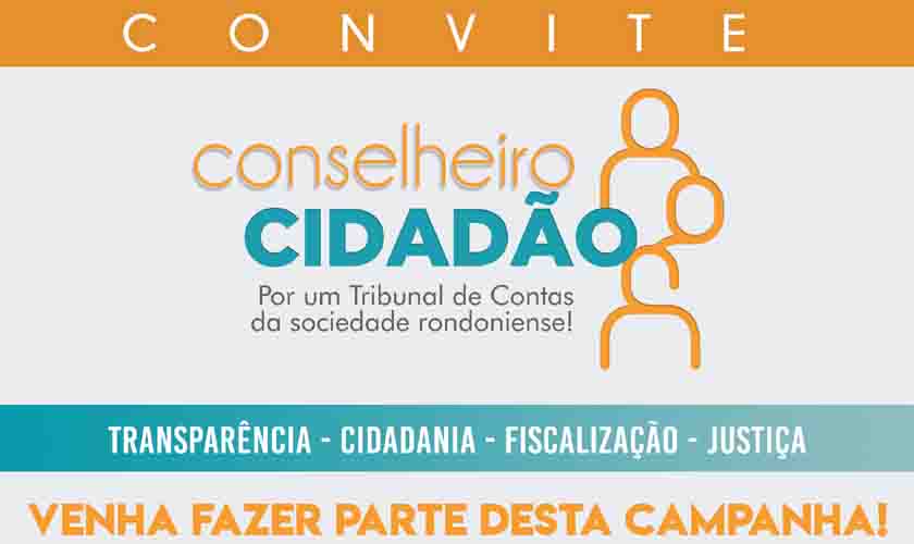 Lançamento da campanha “Conselheiro Cidadão” acontece na quarta-feira (23)