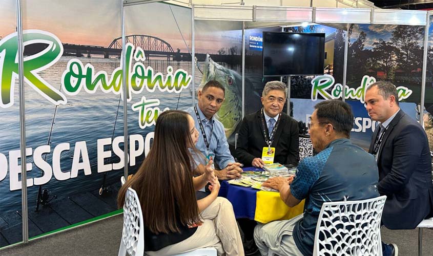 Potencialidade da pesca esportiva em Rondônia é destaque em evento nacional, em São Paulo