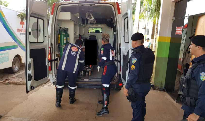 Durante briga homem é atacado a golpes de facão na cabeça