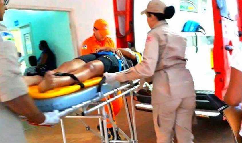 Garota desmaia após queda de raio em Vilhena e é resgatada por bombeiros; médicos dizem que “foi só susto”