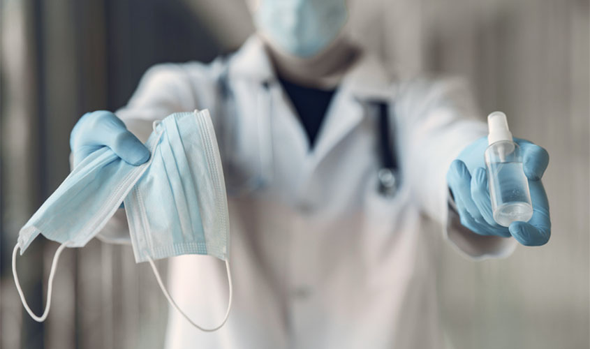 Profissionais de saúde precisam estar atentos para também se proteger contra o coronavírus