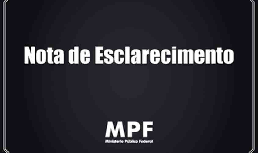 MPF cumpre seu dever de fiscalizar aplicação de verbas públicas, esclarece PGR sobre ofícios a governadores