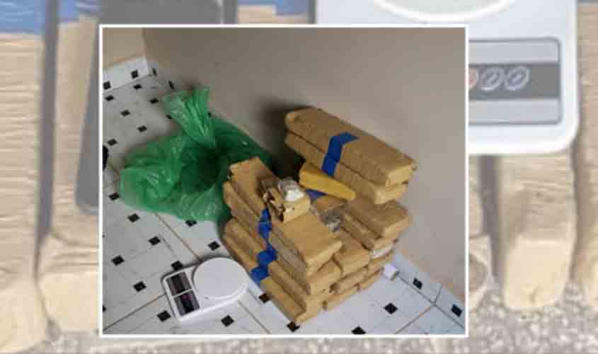 PMRO apreende grande quantidade de entorpecentes e prende suspeitos de crime organizado